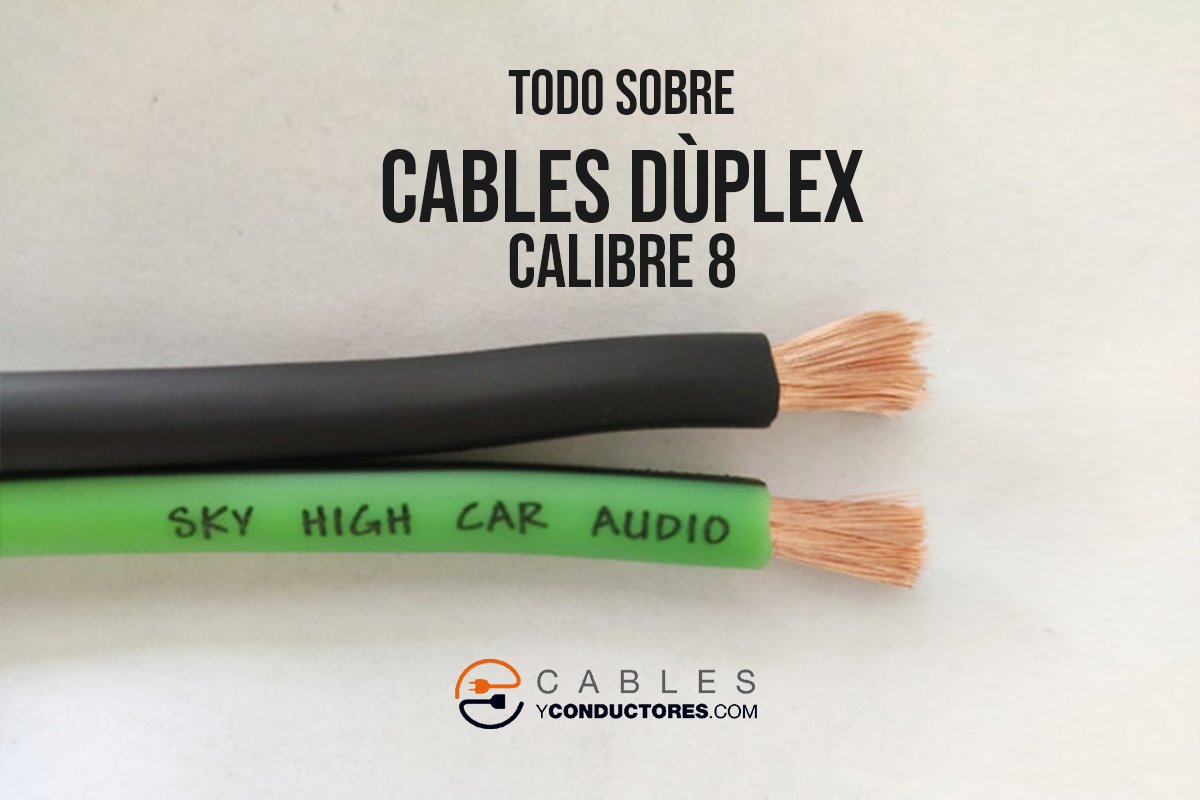restaurante Puede soportar Camino Cable Duplex Calibre 8 】| Cables y Conductores