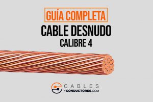 Cable desnudo calibre 4