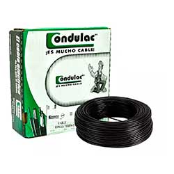 Cable negro condulac calibre 10